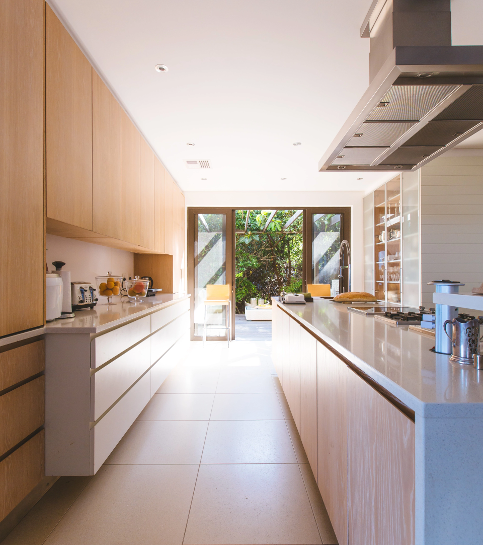 Modern wood kitchen renovation